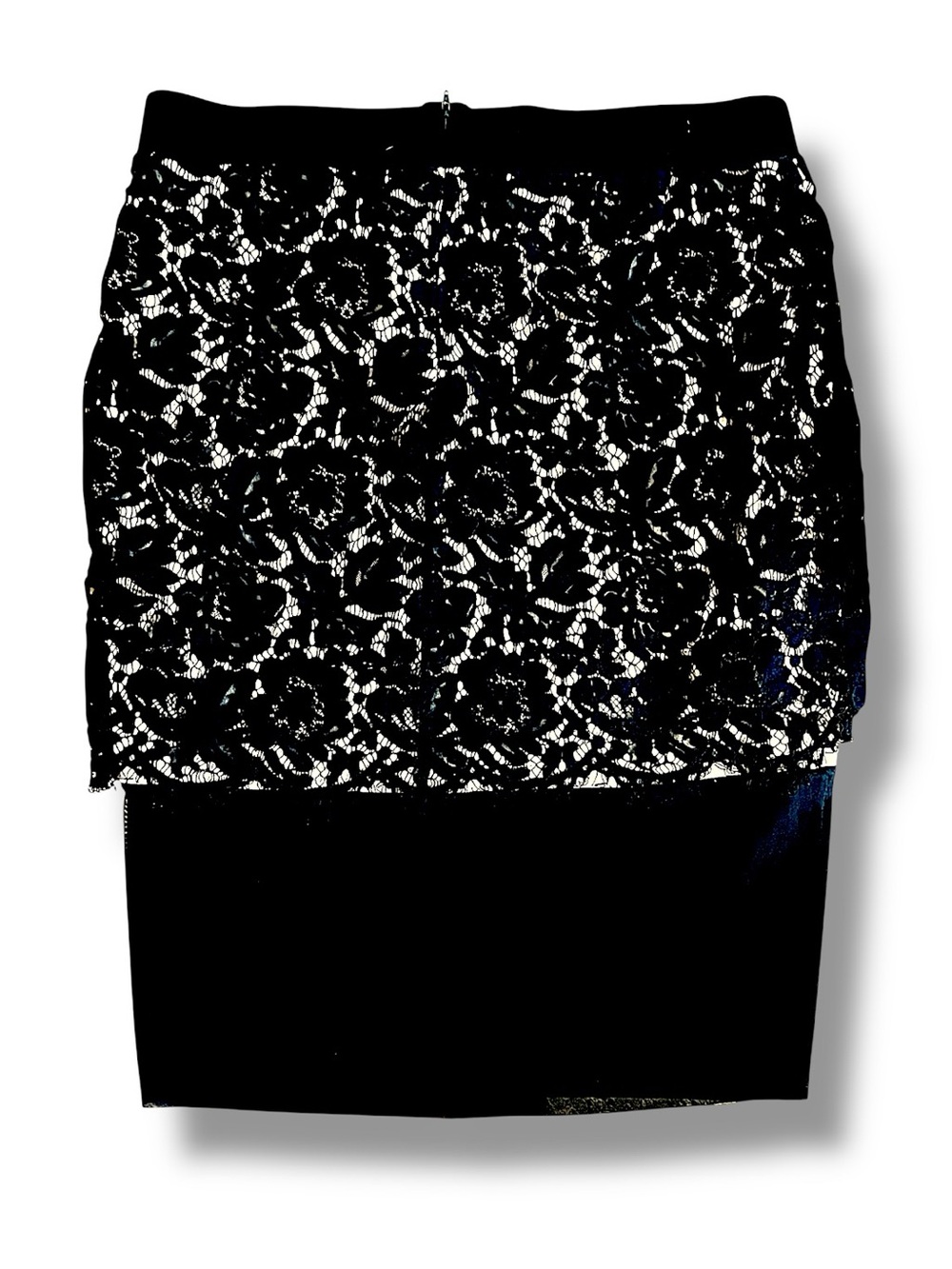 TORRID Black Lace Overlay Pencil Skirt SZ Women’s 1